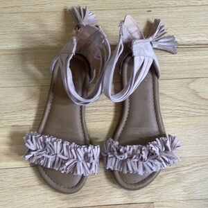 Girls sandals light pink Sz 12